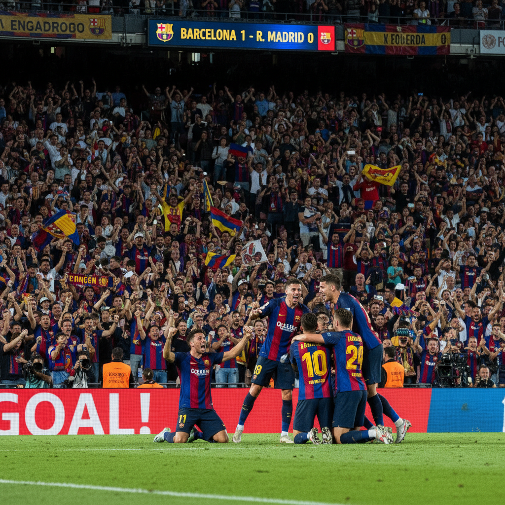 برشلونة يستعرض قوته على أرضه قبل مواجهة نيوكاسل