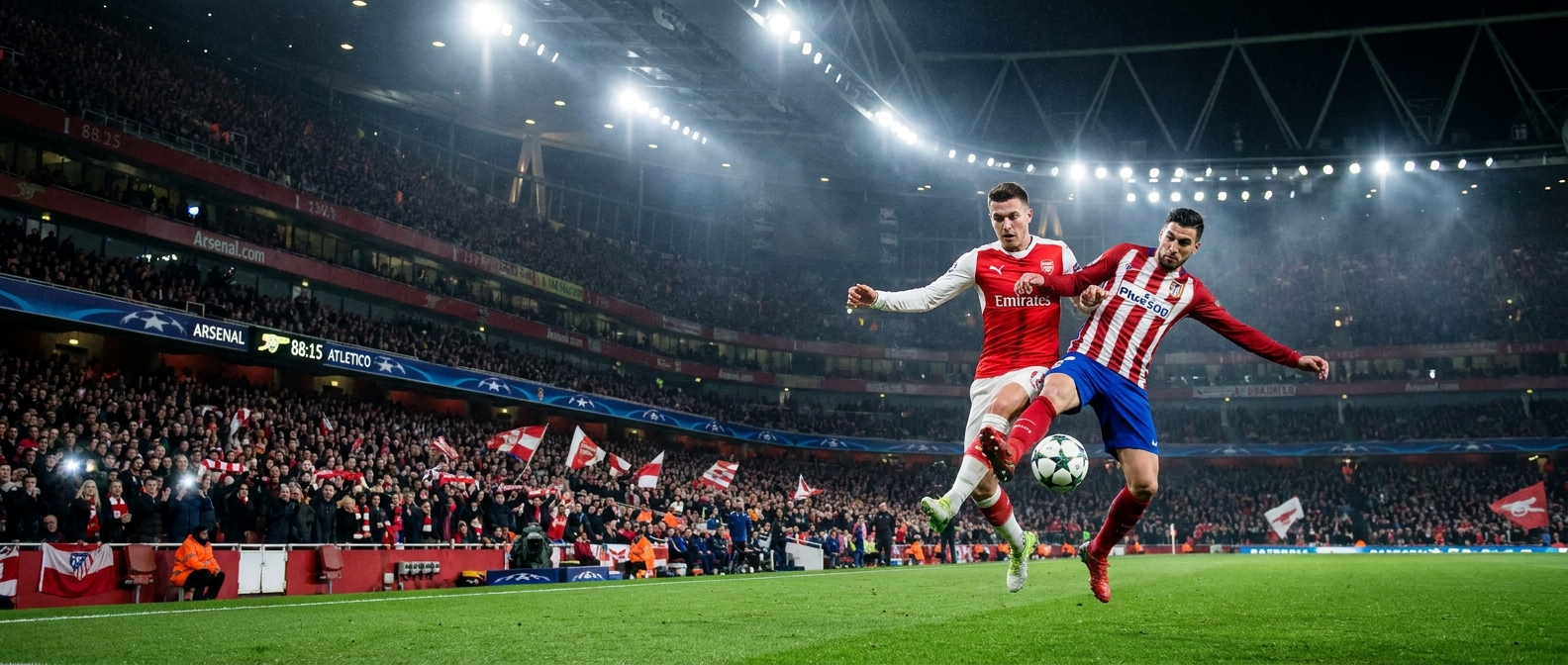 أرسنال يحسم موعدًا ناريًا مع أتلتيكو مدريد في نصف نهائي دوري الأبطال